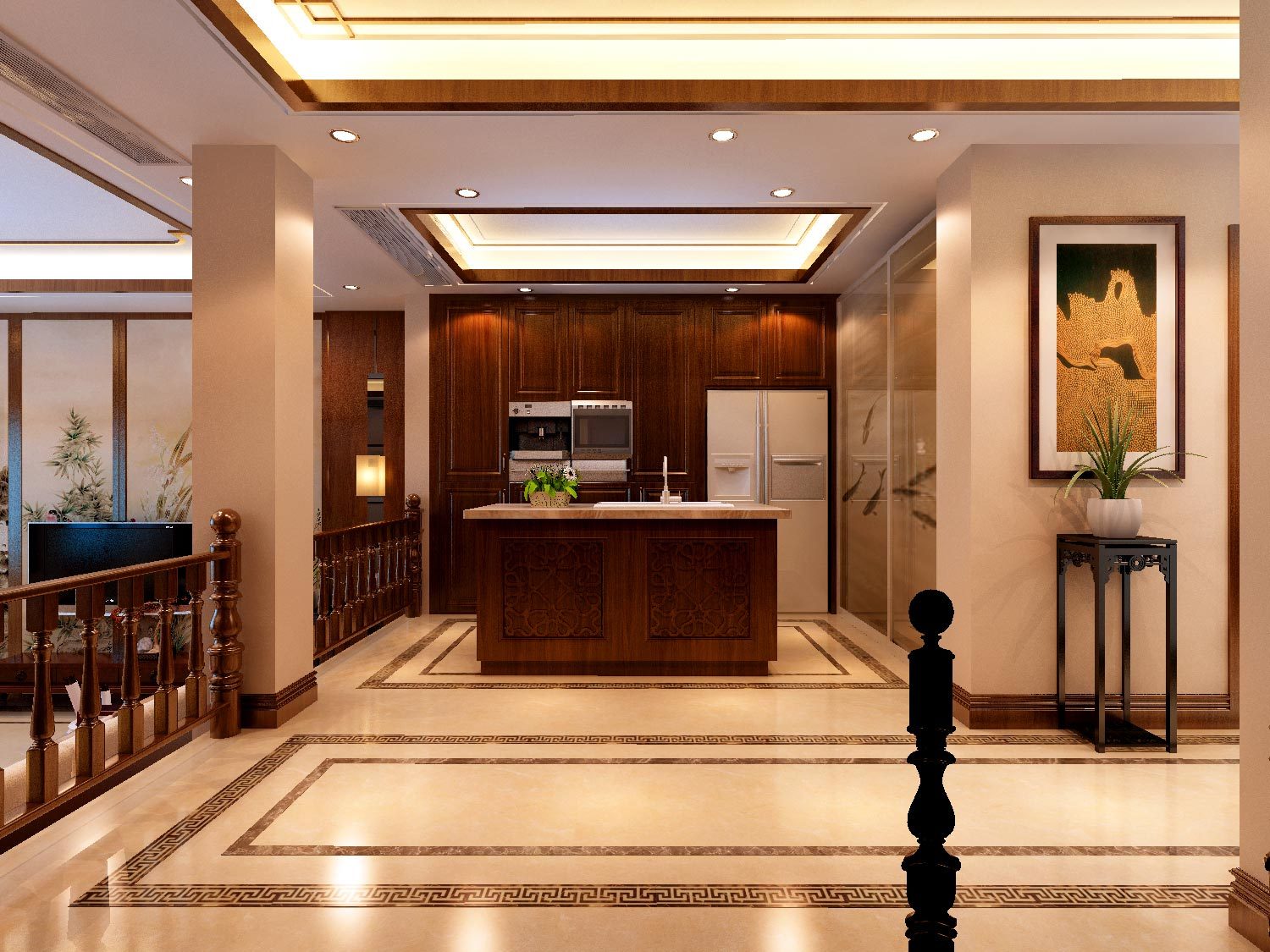 新中式风格在400平别墅装修中的魅力与实践