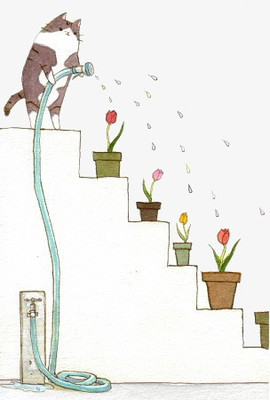 小清新手绘插画 为生活点缀一抹温柔